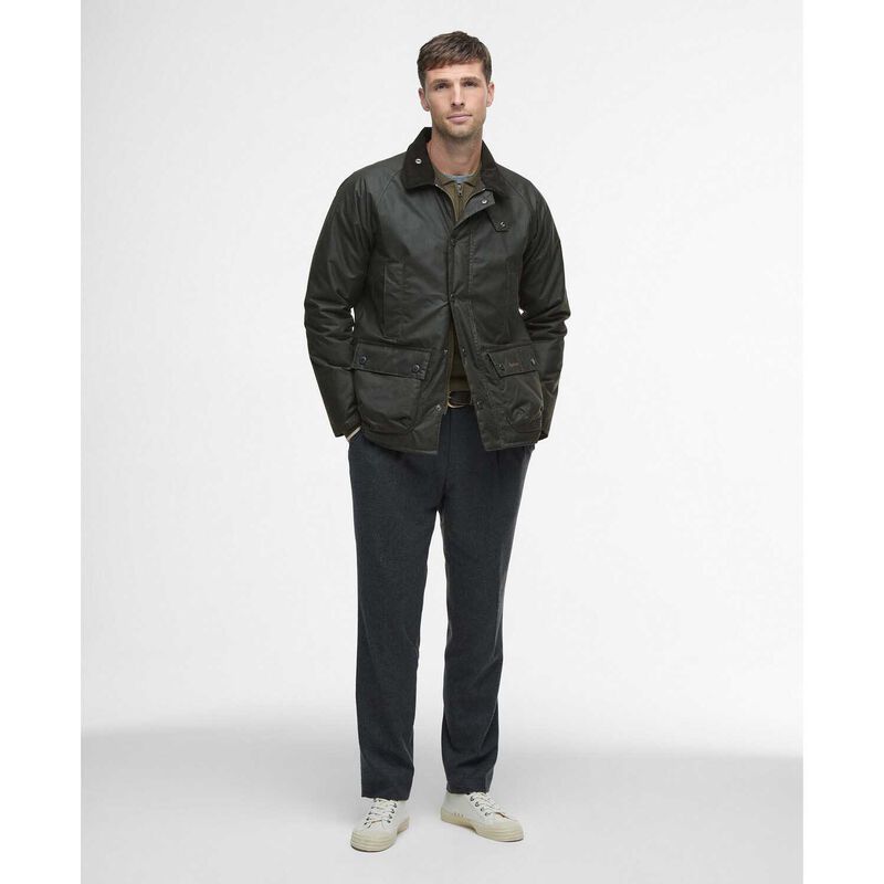 Barbour Modern Beaufort Check Wax Jacket image number 3